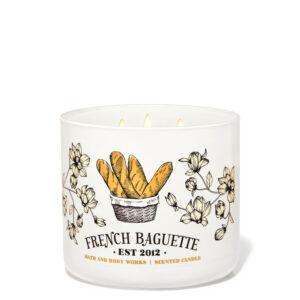 Vela de Tres Mechas Bath and Body Works French Baguette