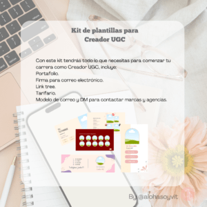 Kit plantillas para creador UGC